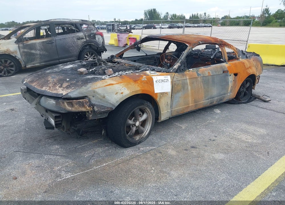 2002 FORD MUSTANG GT VIN: 1FAFP42X42F195064