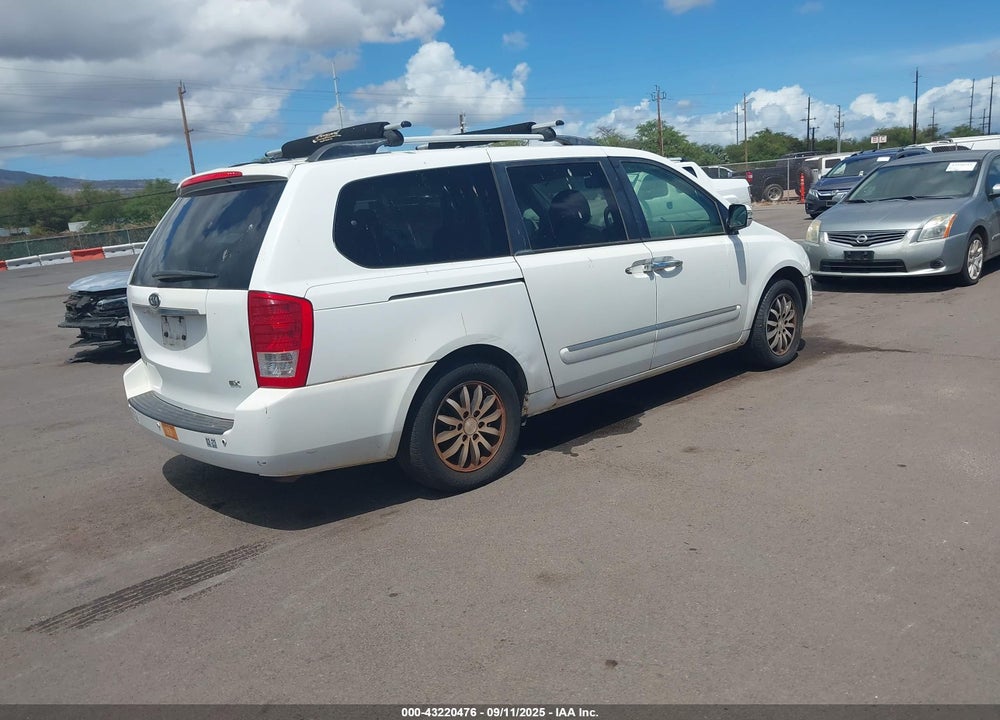 2012 KIA SEDONA EX VIN: KNDMH4C73C6422629