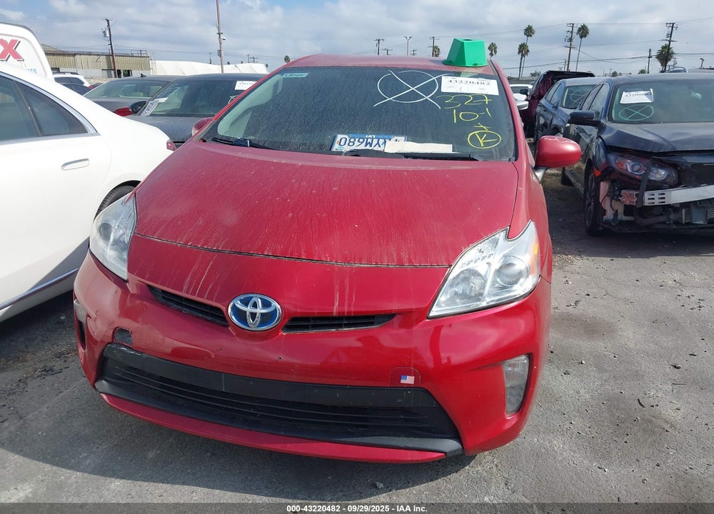 2013 TOYOTA PRIUS THREE VIN: JTDKN3DU4D5544213