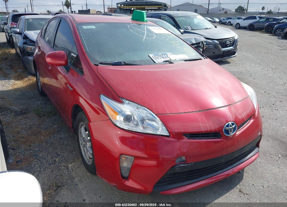2013 TOYOTA PRIUS THREE VIN: JTDKN3DU4D5544213