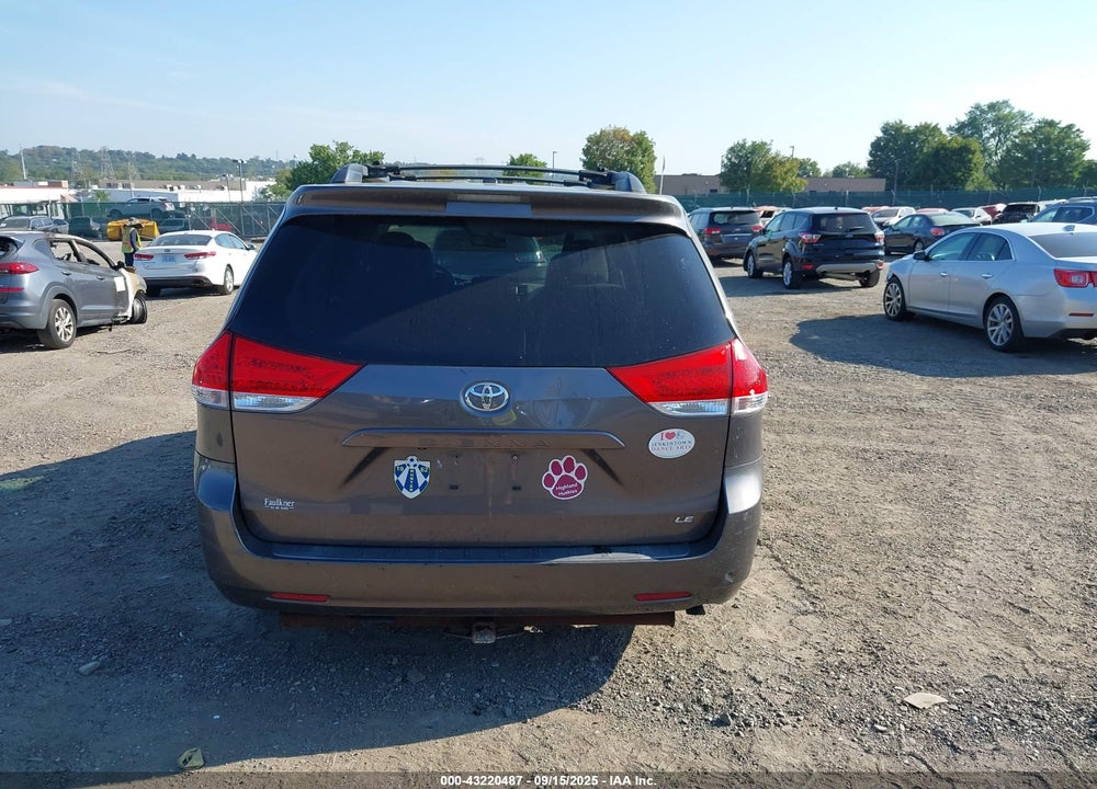 2011 TOYOTA SIENNA VIN: 5TDKK3DC6BS045758