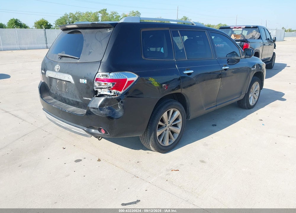 2008 TOYOTA HIGHLANDER HYBRID LIMITED VIN: JTEEW44A582023087