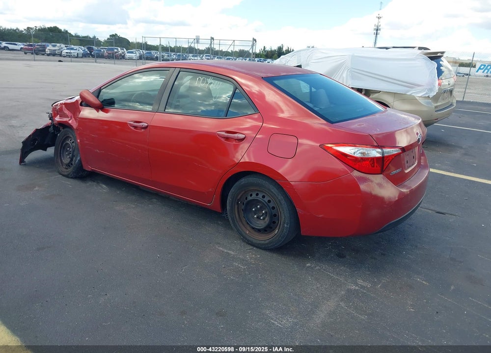2016 TOYOTA COROLLA LE VIN: 5YFBURHE5GP429880