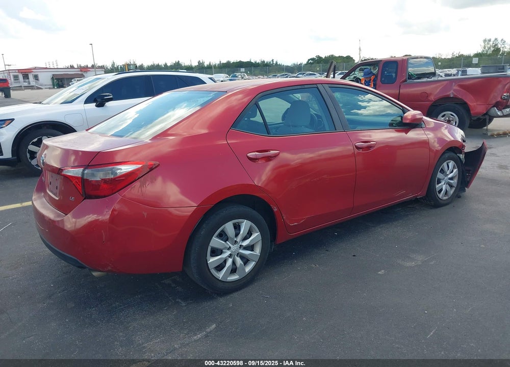 2016 TOYOTA COROLLA LE VIN: 5YFBURHE5GP429880