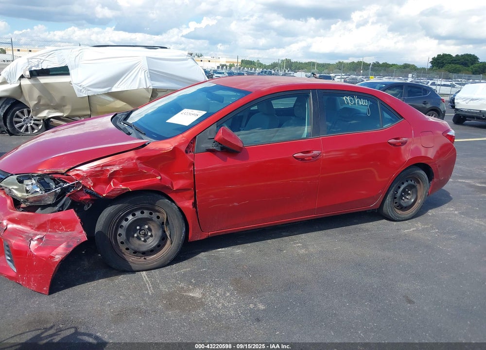 2016 TOYOTA COROLLA LE VIN: 5YFBURHE5GP429880