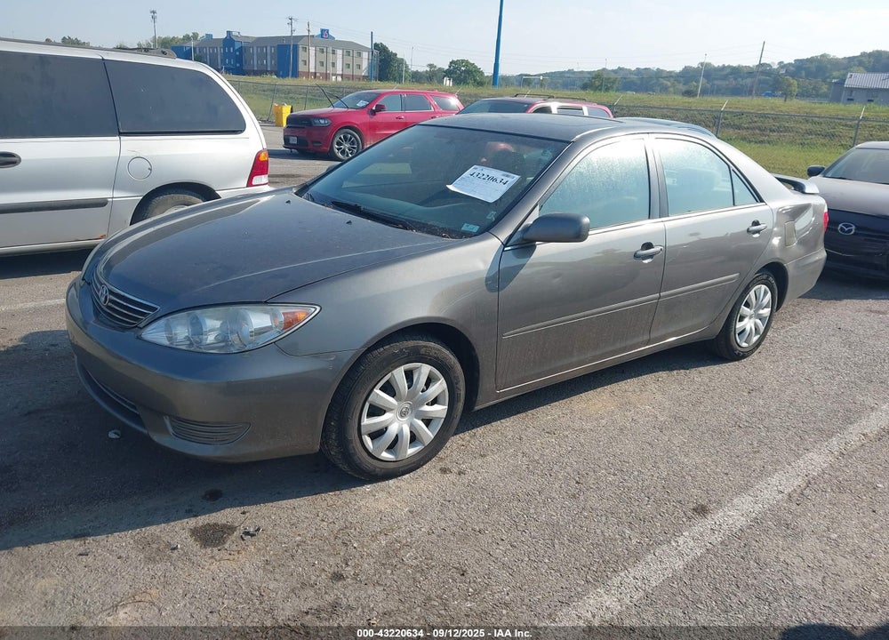 2005 TOYOTA CAMRY LE VIN: 4T1BE32K75U507872