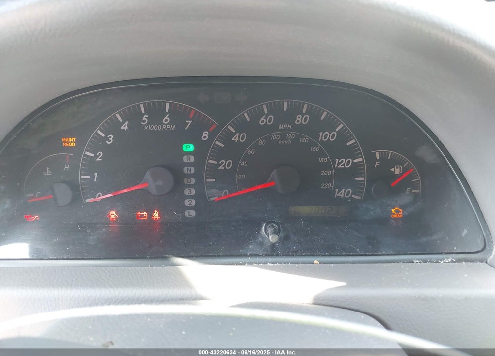 2005 TOYOTA CAMRY LE VIN: 4T1BE32K75U507872