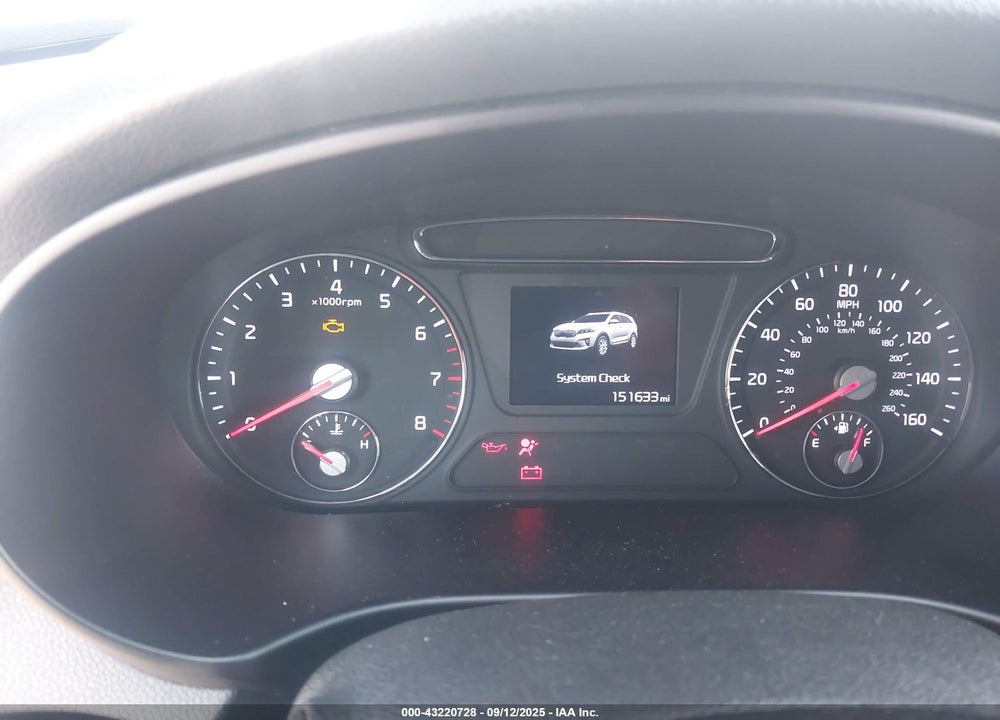 2019 KIA SORENTO VIN: 5XYPG4A31KG452515