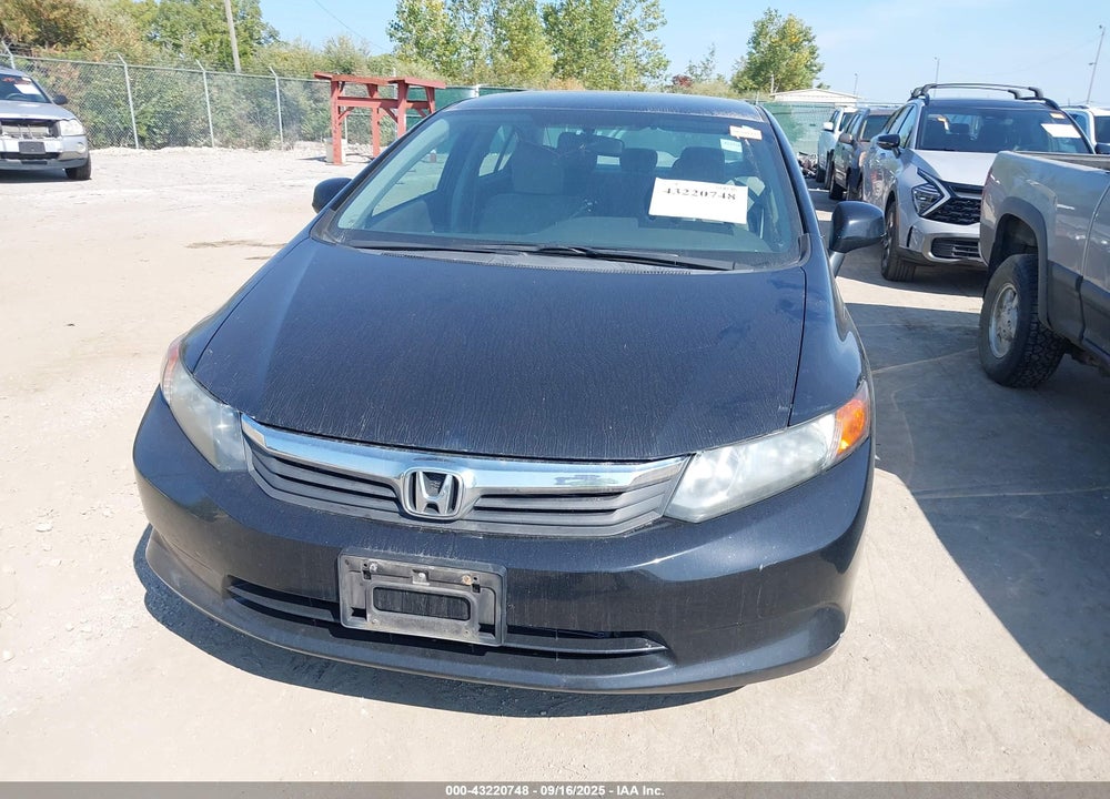 2012 HONDA CIVIC VIN: 19XFB2F53CE079033