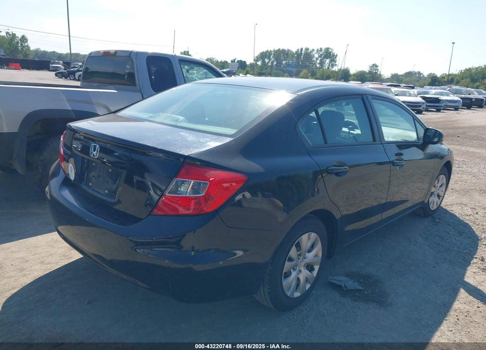 2012 HONDA CIVIC VIN: 19XFB2F53CE079033