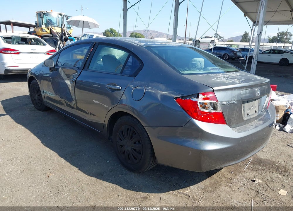 2012 HONDA CIVIC VIN: 19XFB2F56CE370349