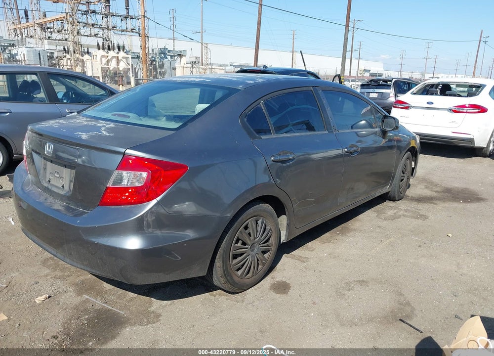 2012 HONDA CIVIC VIN: 19XFB2F56CE370349