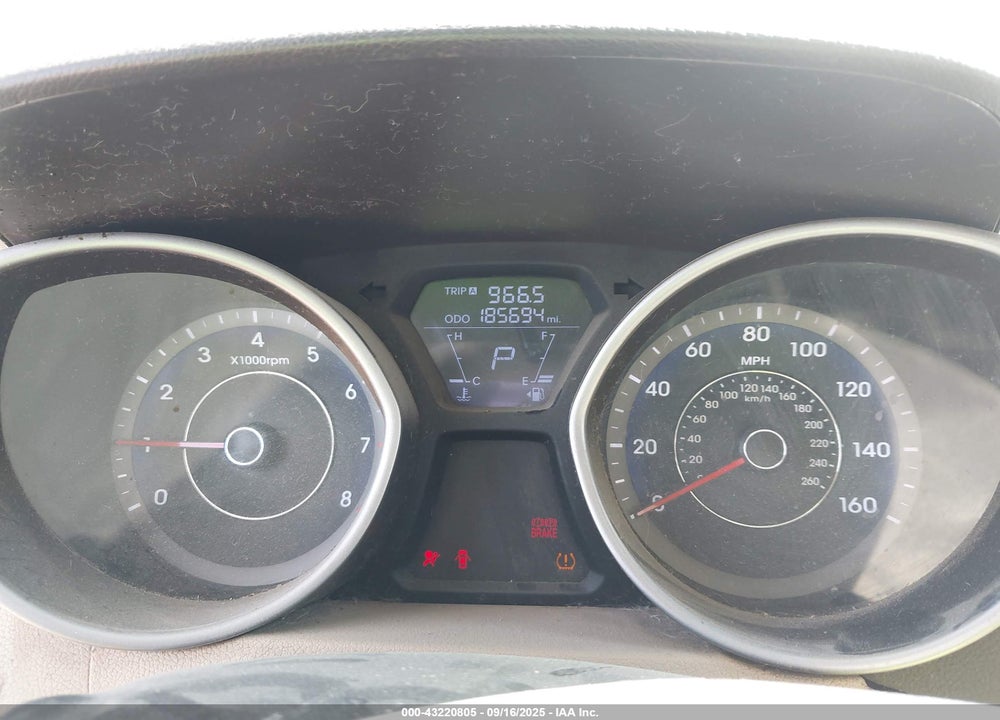 2012 HYUNDAI ELANTRA LIMITED (ULSAN PLANT) VIN: KMHDH4AE7CU206100