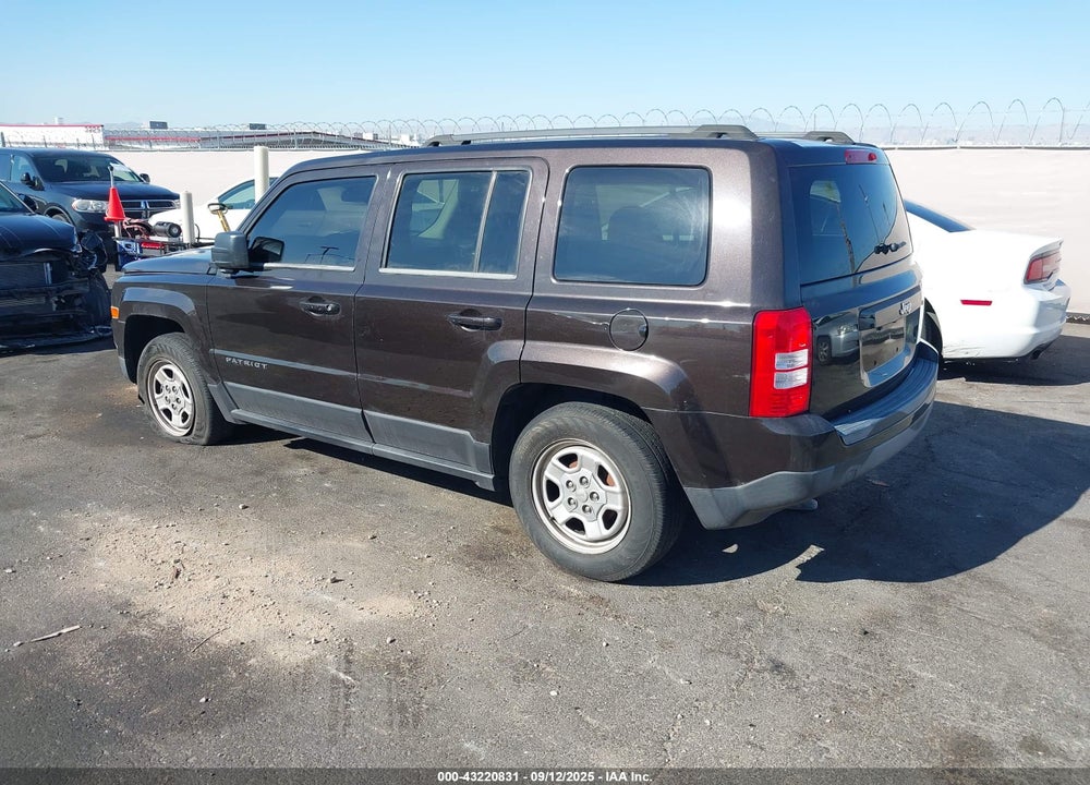 2014 JEEP PATRIOT VIN: 1C4NJPBBXED793589