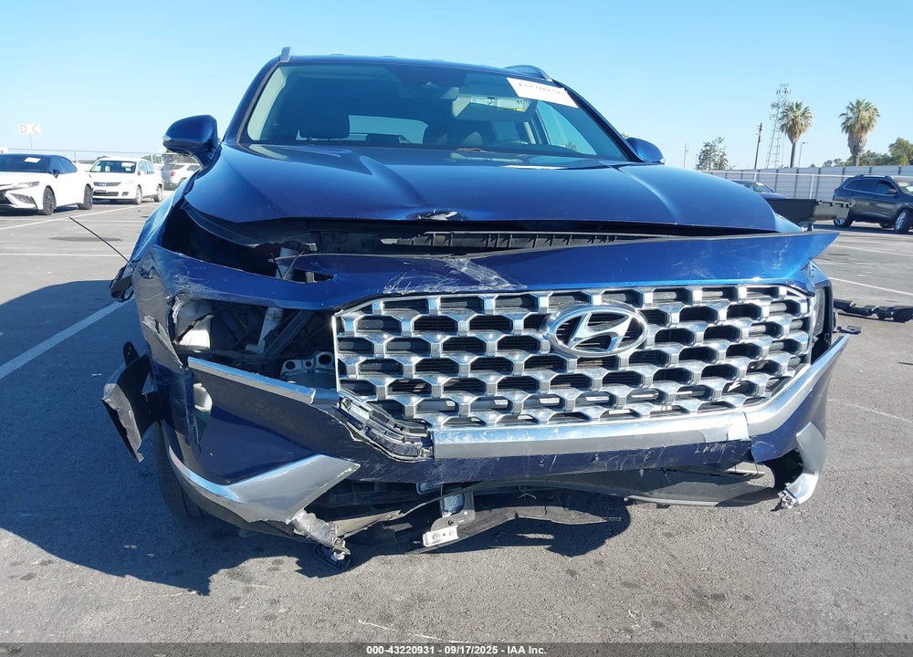 2021 HYUNDAI SANTA FE VIN: 5NMS6DAJ1MH318074