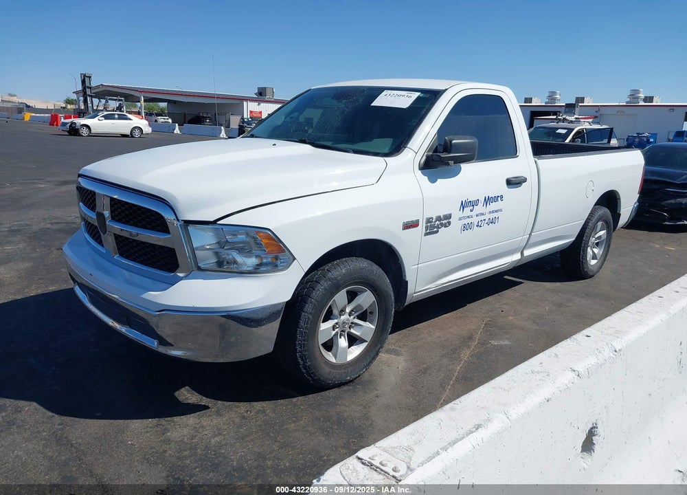 2019 RAM 1500 CLASSIC TRADESMAN 4X2 8' BOX VIN: 3C6JR6DT4KG560871