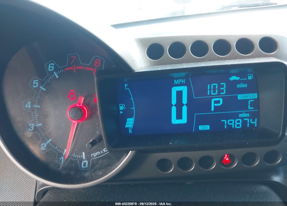 2013 CHEVROLET SONIC VIN: 1G1JC5SB2D4163277