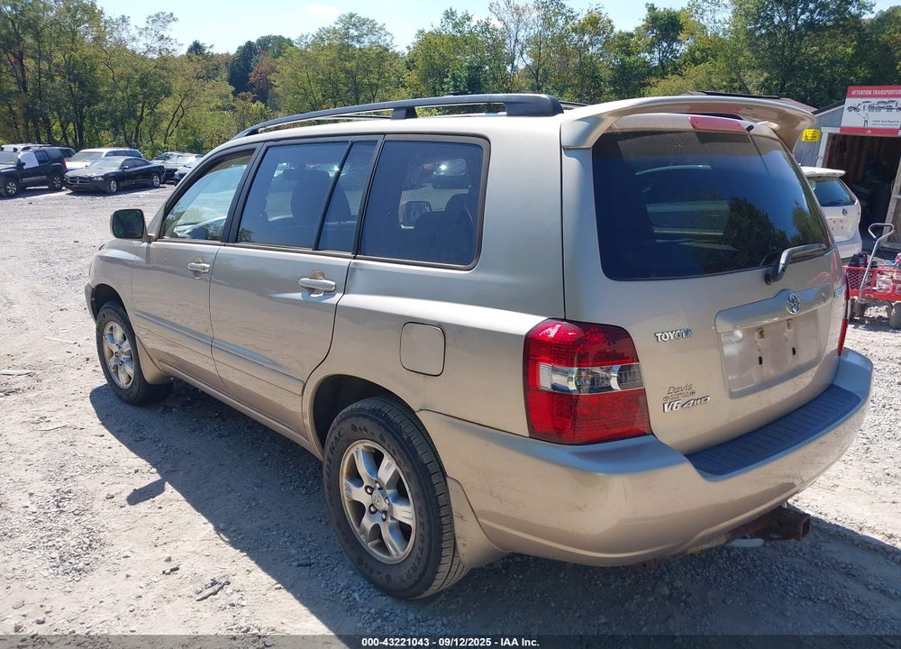 2004 TOYOTA HIGHLANDER V6 VIN: JTEEP21AX40038633