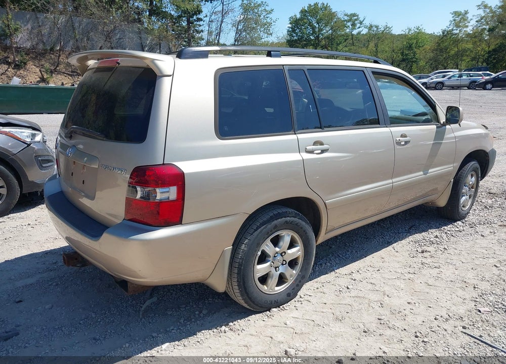 2004 TOYOTA HIGHLANDER V6 VIN: JTEEP21AX40038633