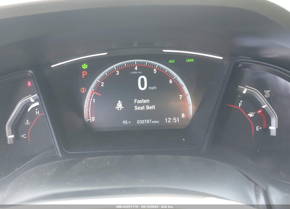 2021 HONDA CIVIC VIN: SHHFK7H44MU409175