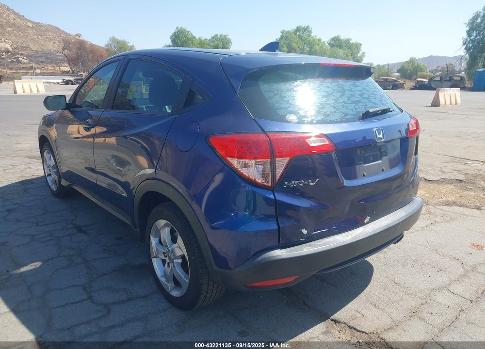 2016 HONDA HR-V VIN: 3CZRU5H31GM706323