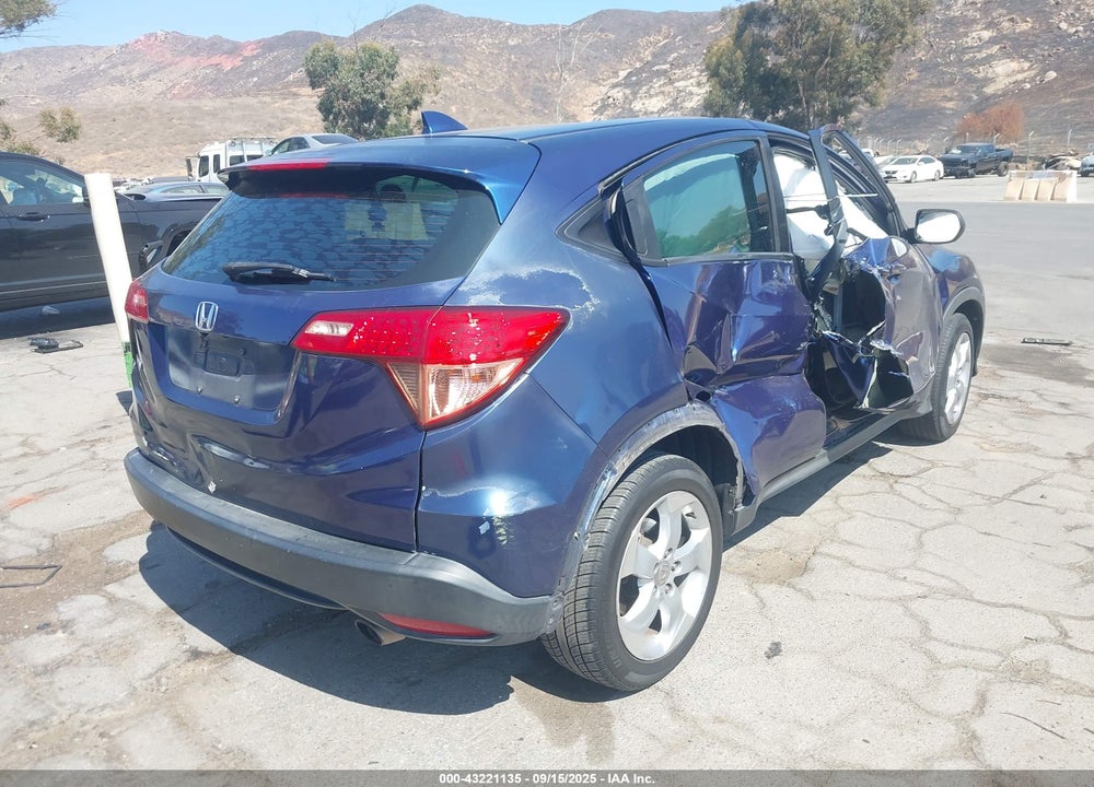 2016 HONDA HR-V VIN: 3CZRU5H31GM706323