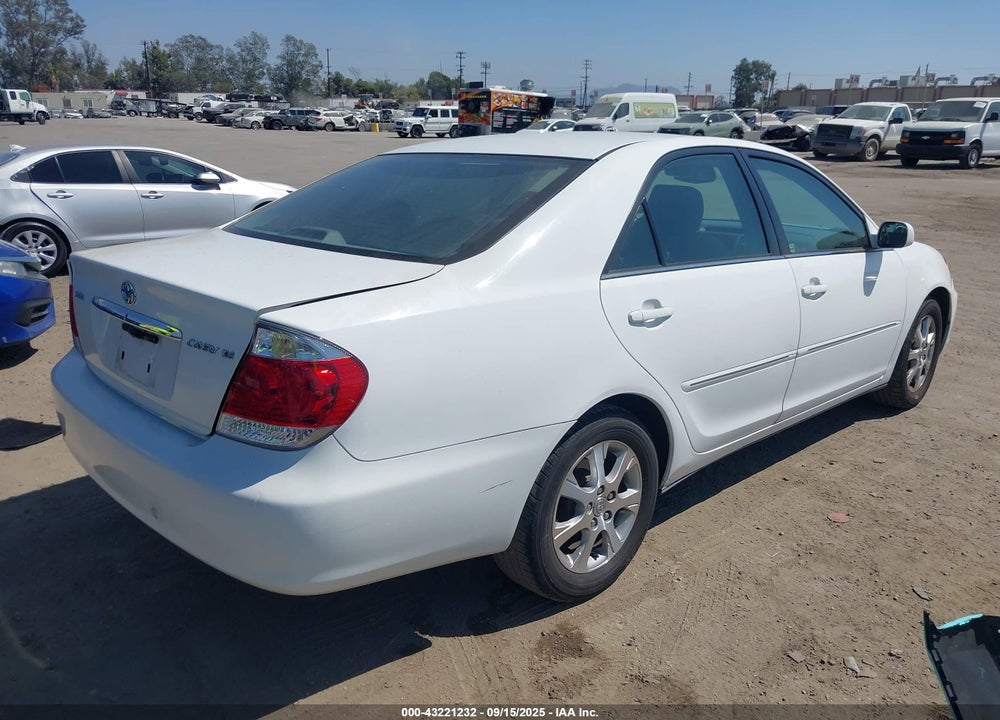 2005 TOYOTA CAMRY XLE VIN: 4T1BE30K75U029634