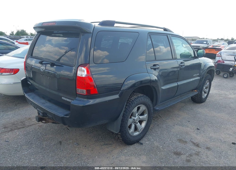 2006 TOYOTA 4RUNNER LIMITED V8 VIN: JTEBT17R168029605