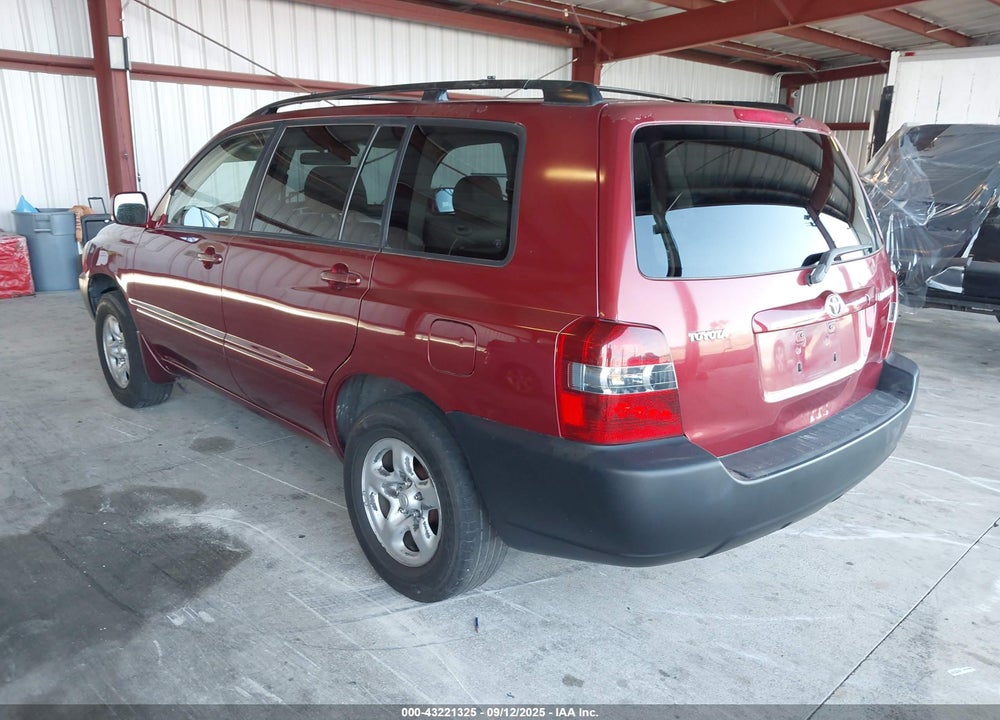2006 TOYOTA HIGHLANDER VIN: JTEDD21A960151240