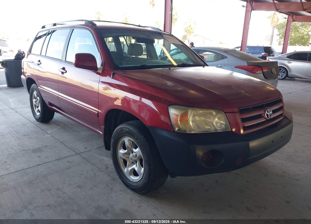 2006 TOYOTA HIGHLANDER VIN: JTEDD21A960151240
