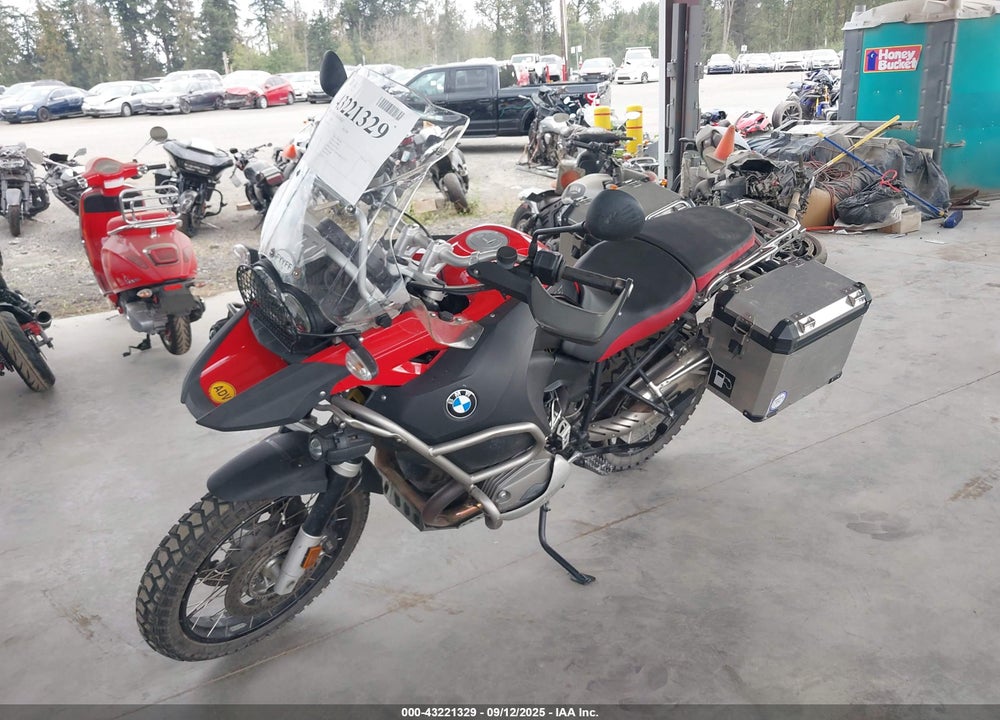 2008 BMW R1200 GS ADVENTURE VIN: WB10390068ZT98573