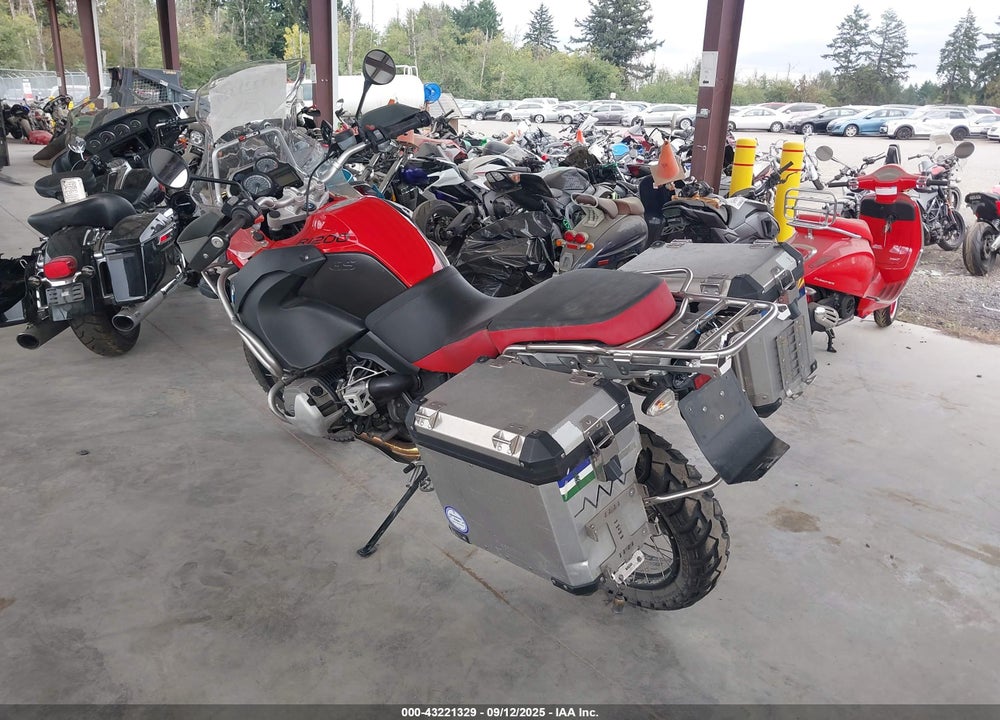 2008 BMW R1200 GS ADVENTURE VIN: WB10390068ZT98573
