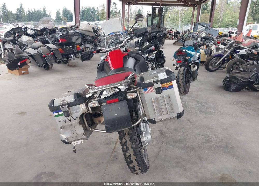 2008 BMW R1200 GS ADVENTURE VIN: WB10390068ZT98573