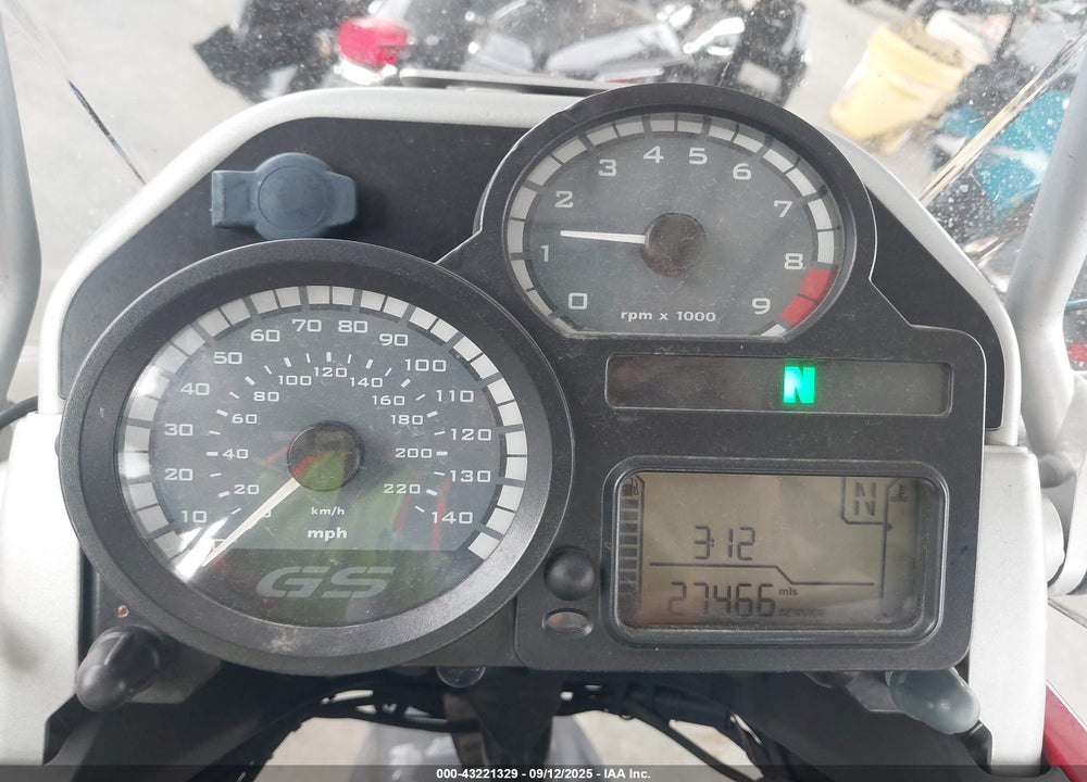 2008 BMW R1200 GS ADVENTURE VIN: WB10390068ZT98573