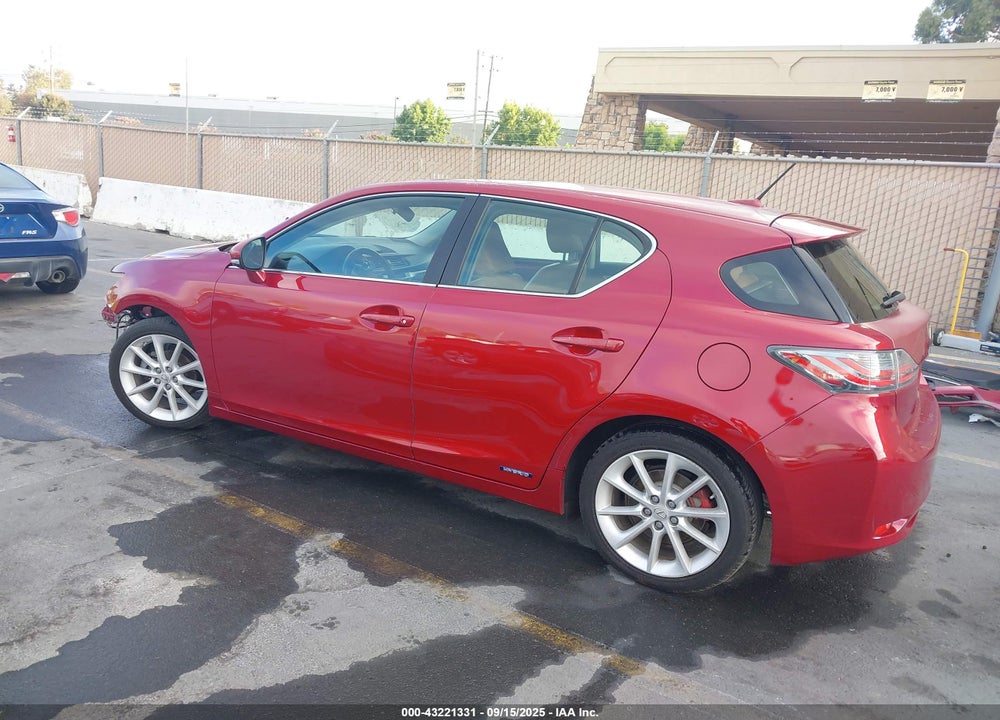 2012 LEXUS CT 200H PREMIUM VIN: JTHKD5BH9C2078538