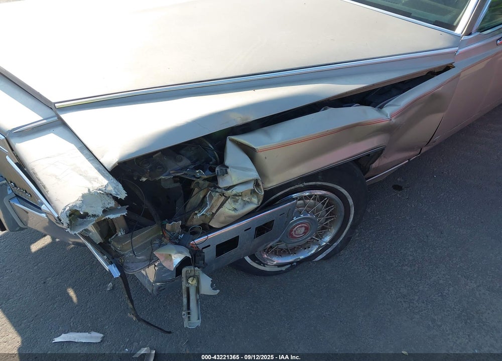 1991 CADILLAC BROUGHAM VIN: 1G6DW5470MR725980