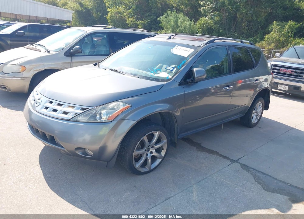 2005 NISSAN MURANO SL VIN: JN8AZ08WX5W409103