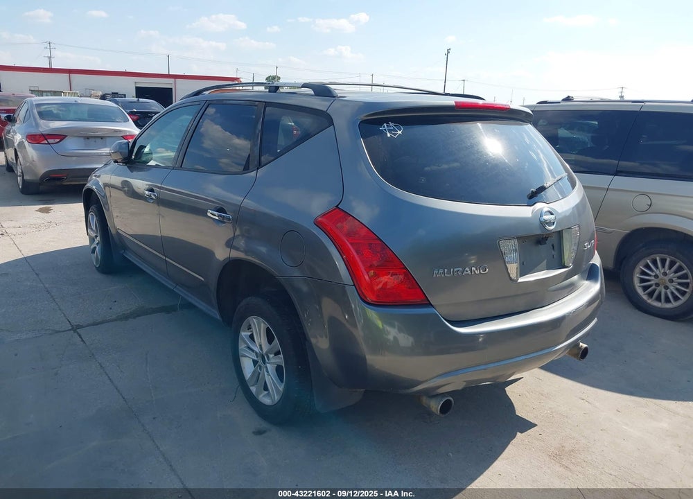 2005 NISSAN MURANO SL VIN: JN8AZ08WX5W409103