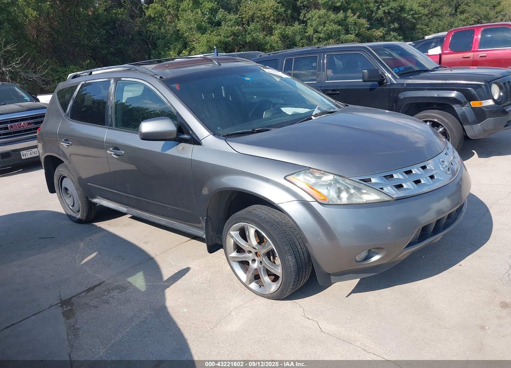 2005 NISSAN MURANO SL VIN: JN8AZ08WX5W409103