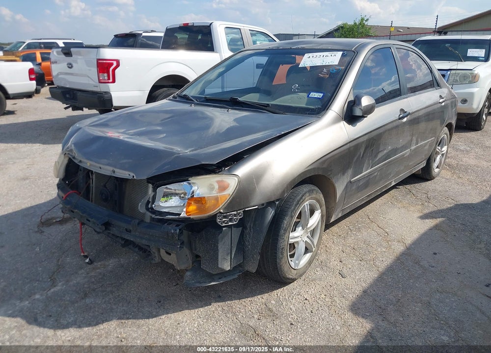2008 KIA SPECTRA EX VIN: KNAFE121085499935