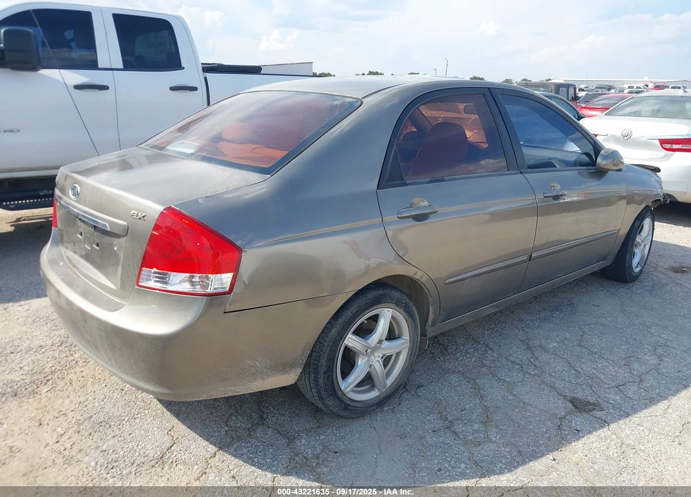 2008 KIA SPECTRA EX VIN: KNAFE121085499935