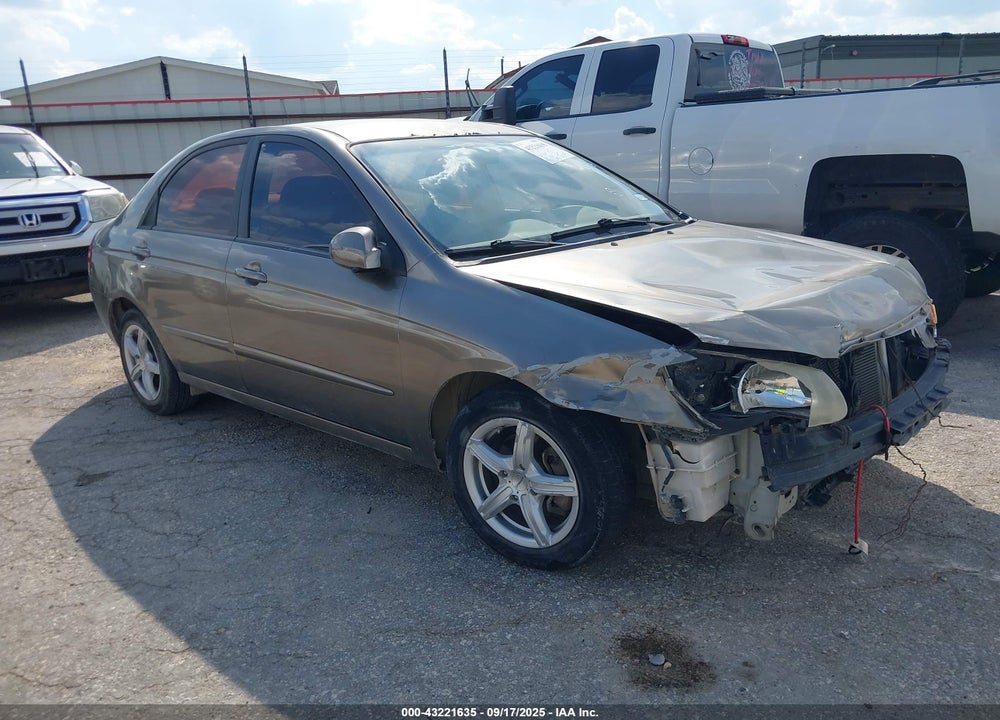 2008 KIA SPECTRA EX VIN: KNAFE121085499935