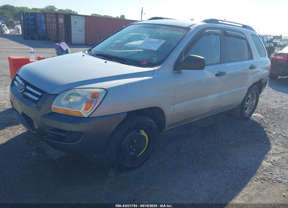 2007 KIA SPORTAGE LX V6 VIN: KNDJF723977351235