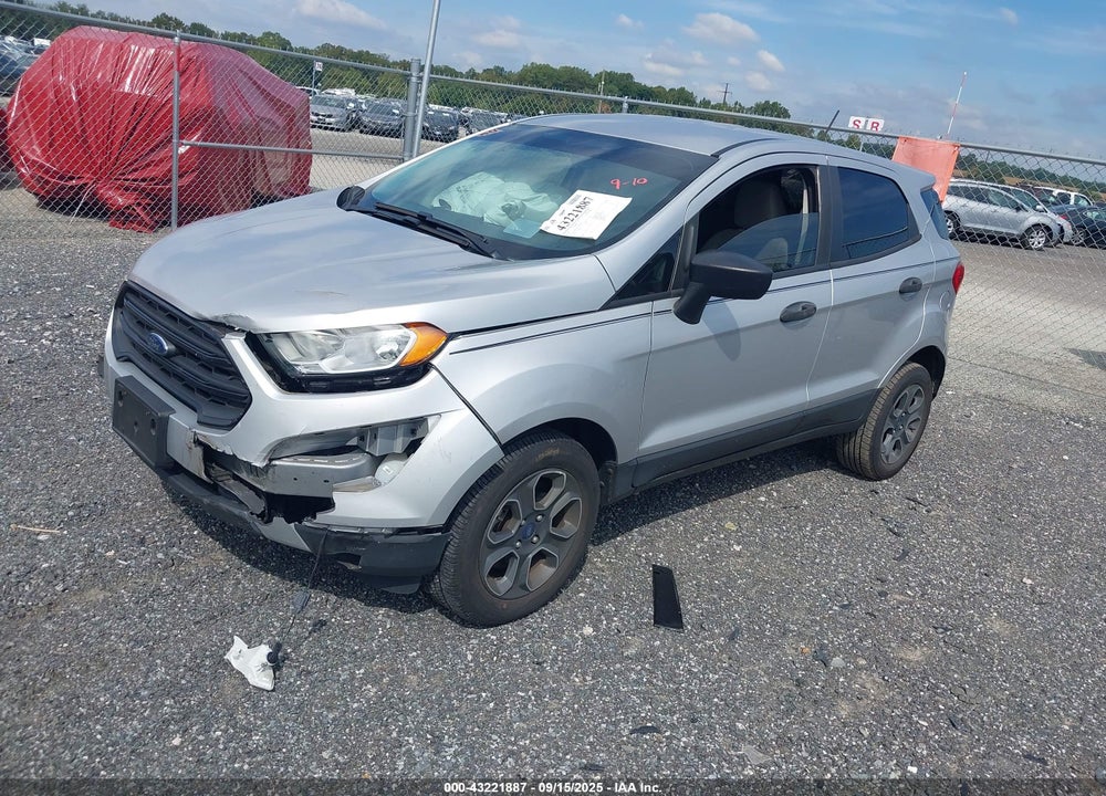 2019 FORD ECOSPORT S VIN: MAJ6S3FL5KC284398