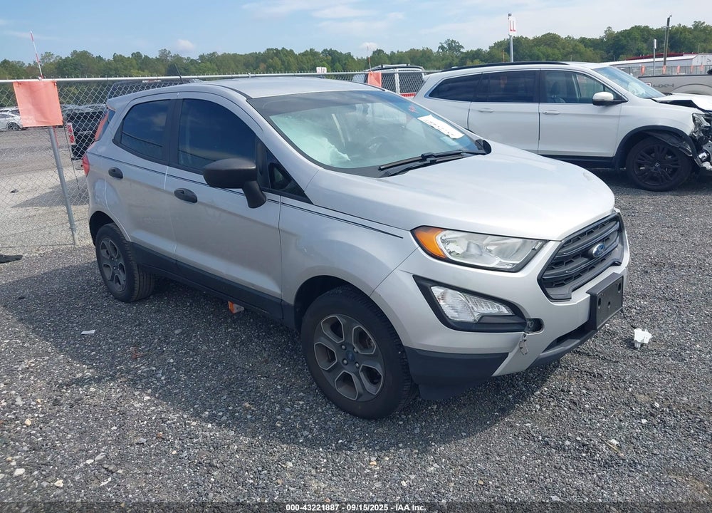 2019 FORD ECOSPORT S VIN: MAJ6S3FL5KC284398