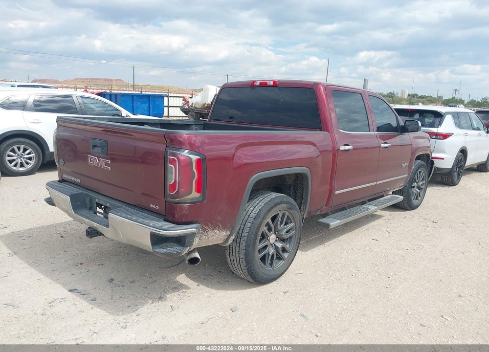 2016 GMC SIERRA 1500 SLT VIN: 3GTP1NEC5GG248259