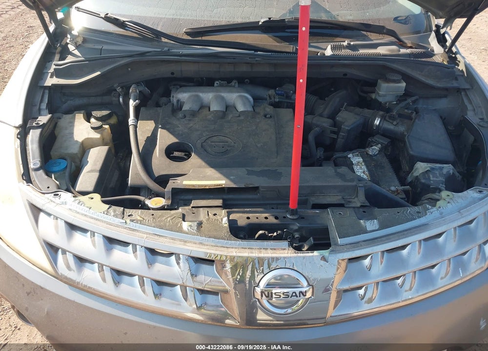 2006 NISSAN MURANO SL VIN: JN8AZ08TX6W413983