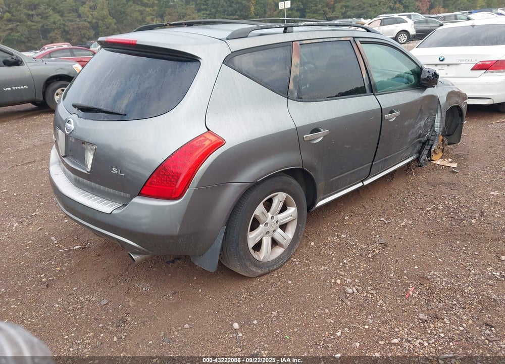 2006 NISSAN MURANO SL VIN: JN8AZ08TX6W413983