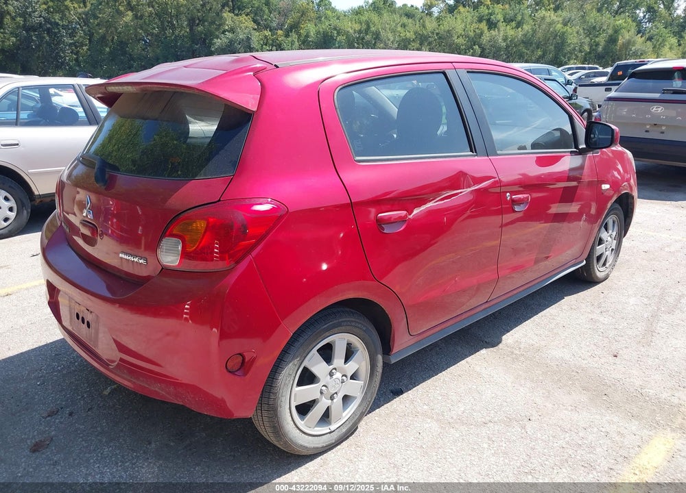 2014 MITSUBISHI MIRAGE VIN: ML32A4HJ6EH003510