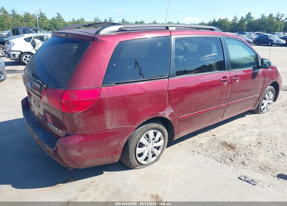 2008 TOYOTA SIENNA LE VIN: 5TDZK23C28S182960